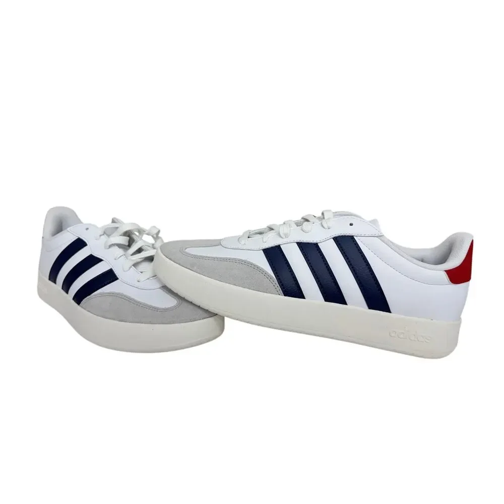 Adidas Barreda IH1228 White Navy Red Tennis Sneakers Men’s Size 11 NWT
